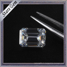 6.5X5mm 1.0 Carat Taille Émeraude Vvs Clarté DF Couleur Moissanite Diamant à vendre